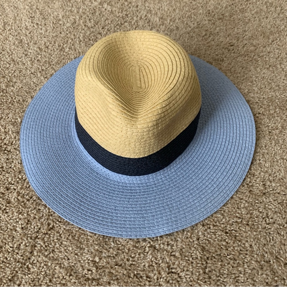 J.Crew Factory Colorblock Straw Hat
